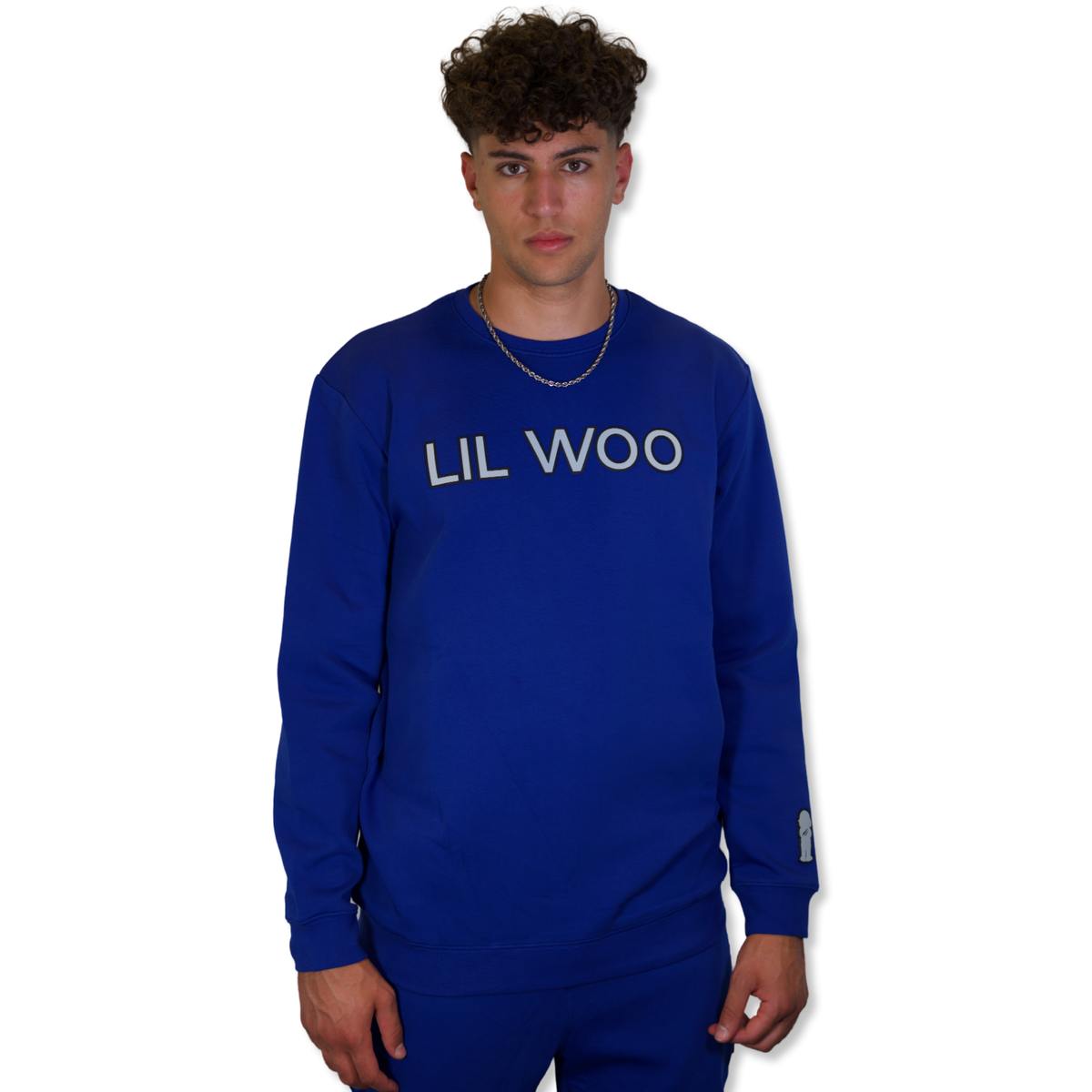 Lil Woo Bold Font Crewneck Sweatshirt