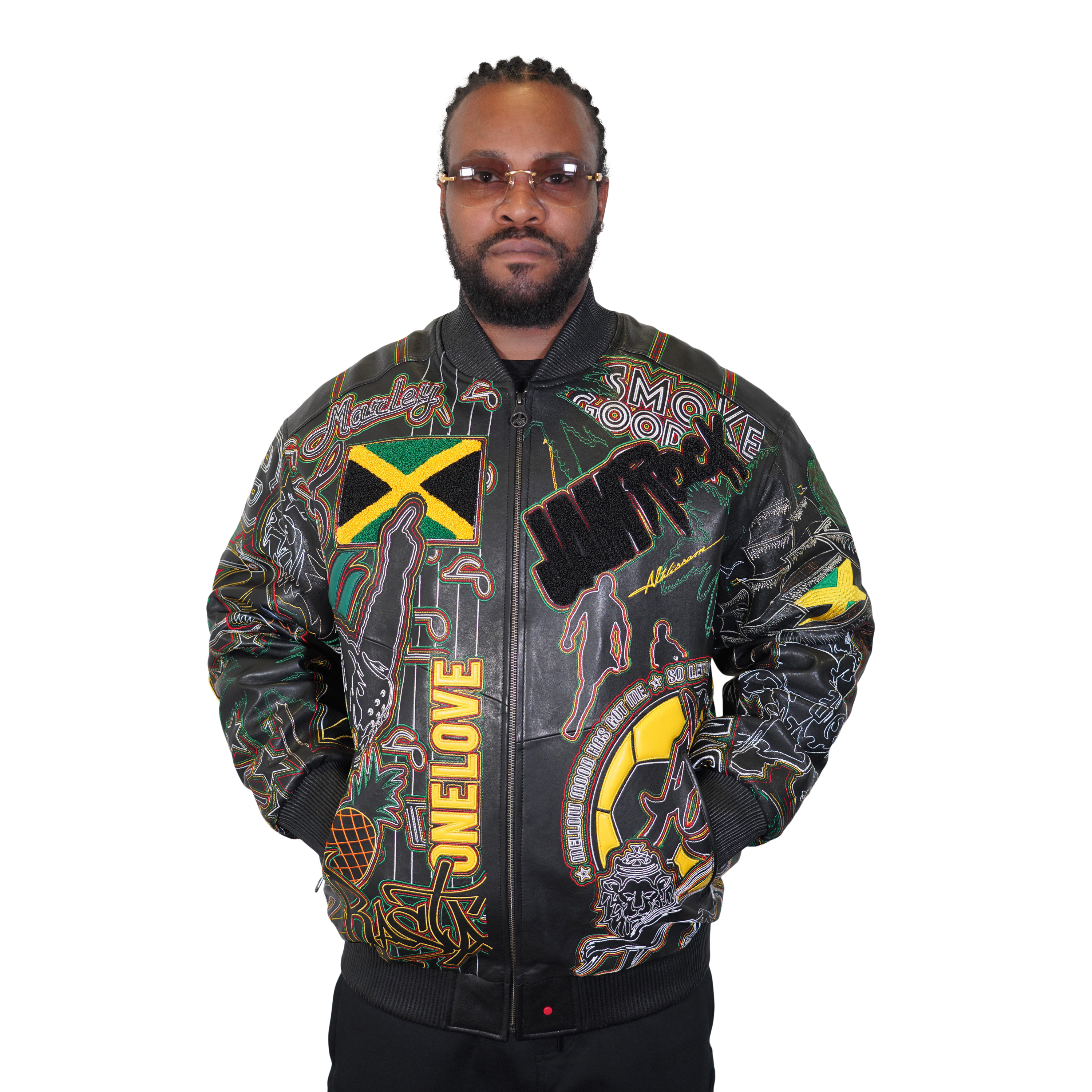 Jamaica Embroidered Bomber