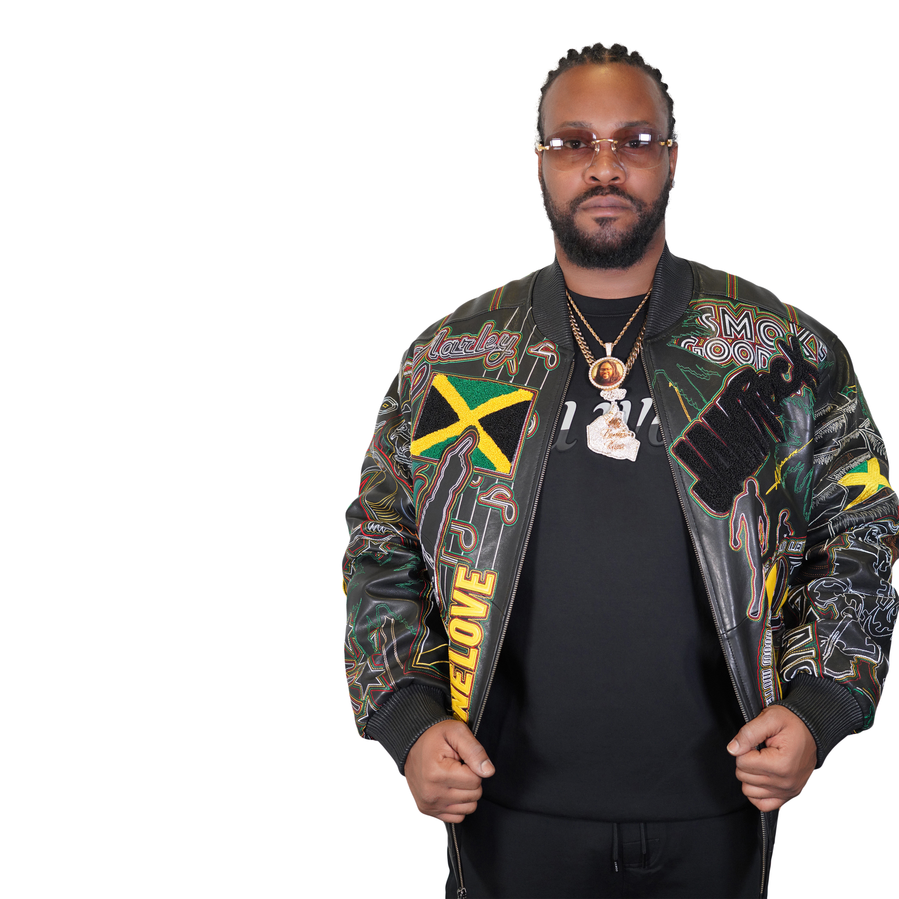 Jamaica Embroidered Bomber