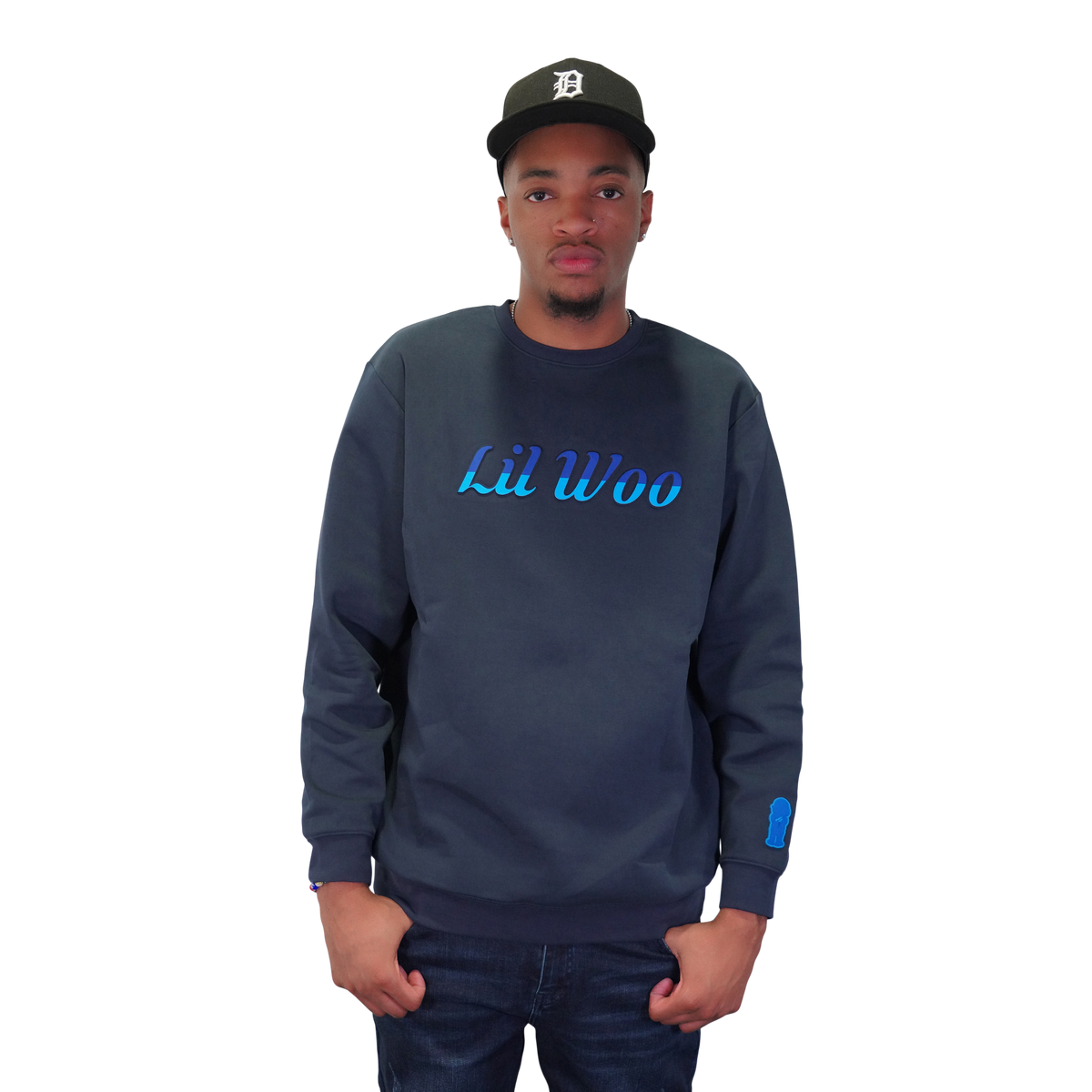 Lil Woo Font Crewneck Sweatshirt
